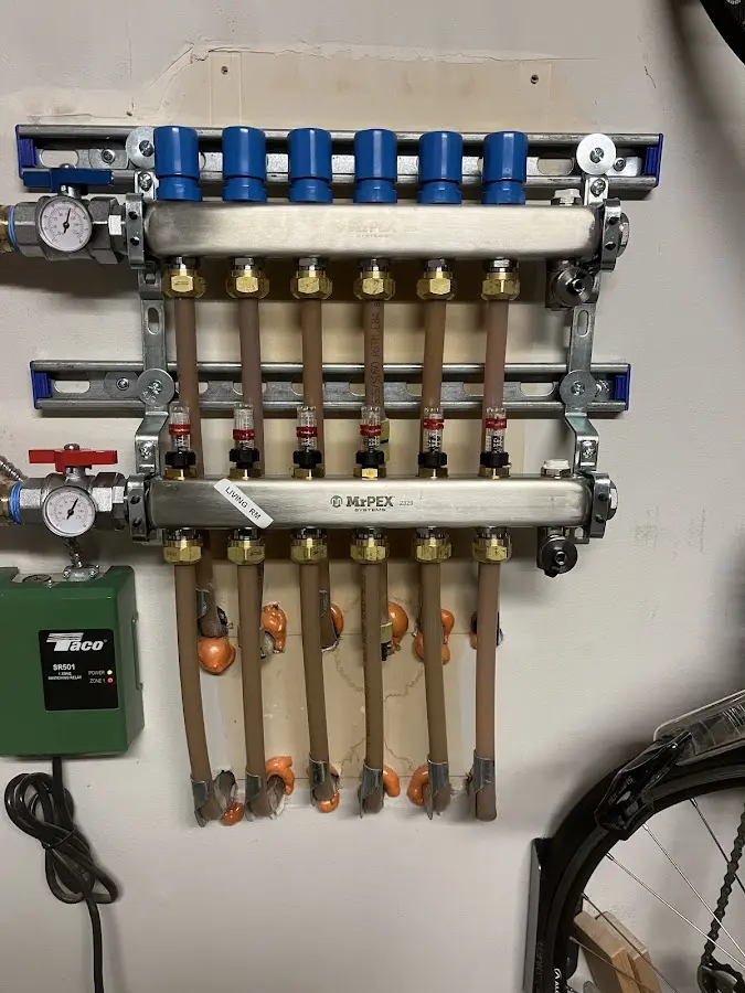 Plumber performing Leak Detection at a residential property in Beekman